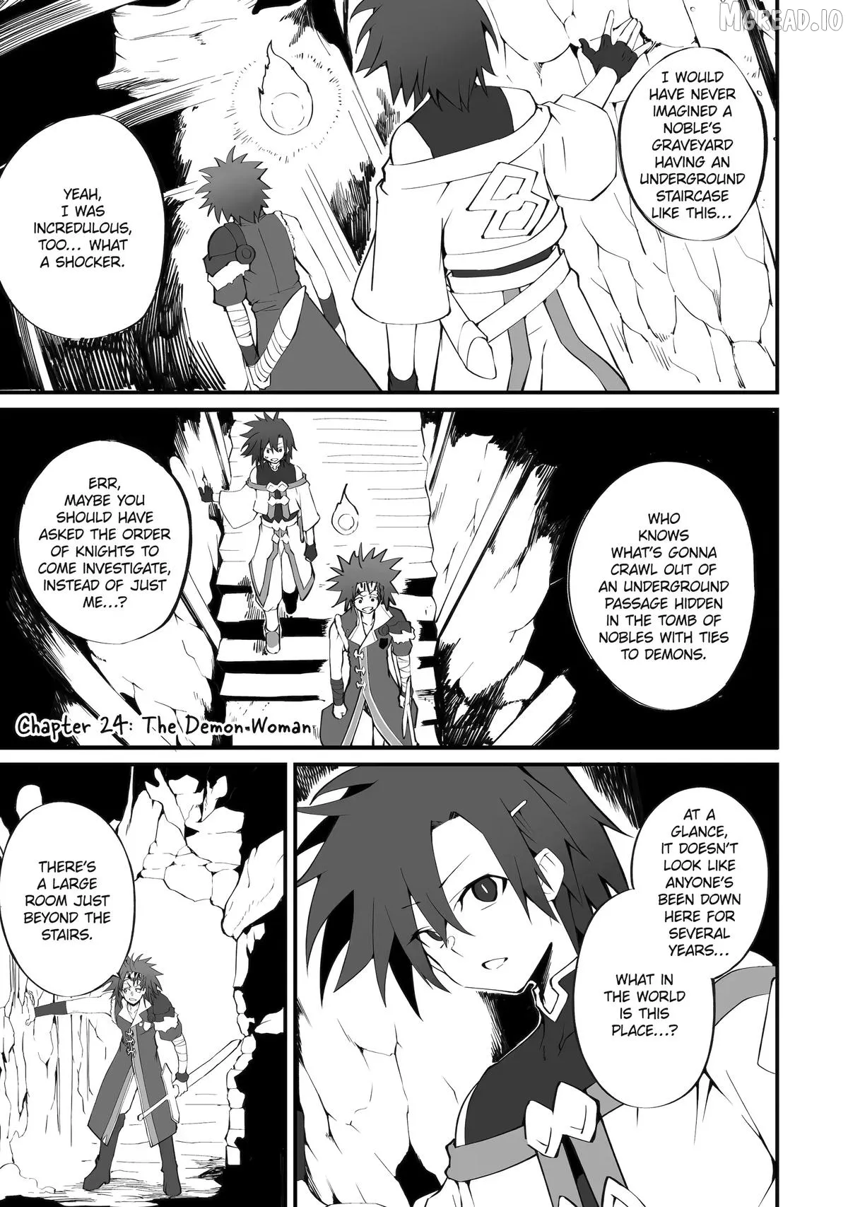 Mannen 2-idakara to Kandousareta Shounen, Mujikaku ni Musou suru Chapter 24 page 1 - 