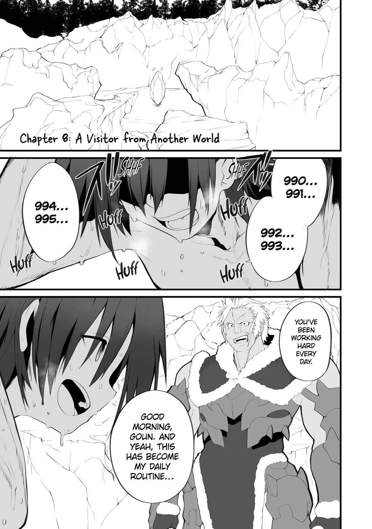 Mannen 2-idakara to Kandousareta Shounen, Mujikaku ni Musou suru Chapter 8 page 1 - 