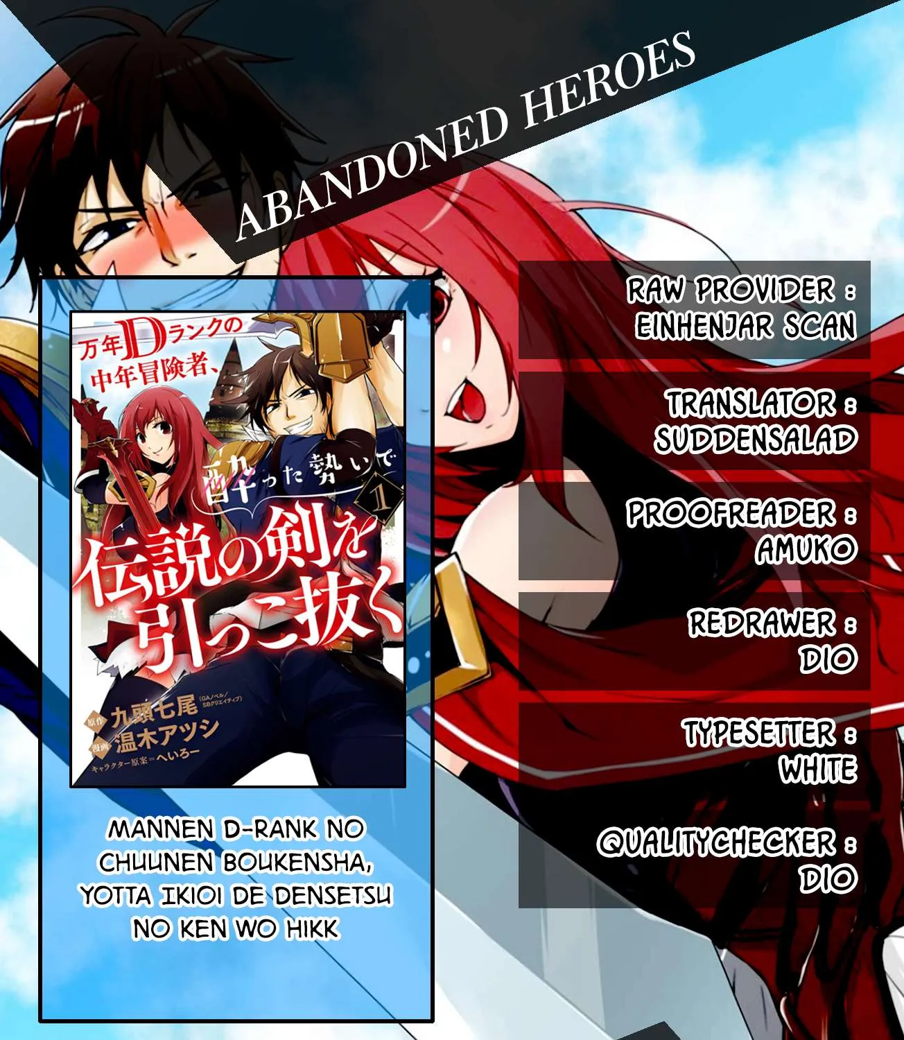 Mannen D-rank No Chuunen Boukensha, Yotta Ikioi De Densetsu No Ken Wo Hikkonuku Chapter 6 page 1 - 