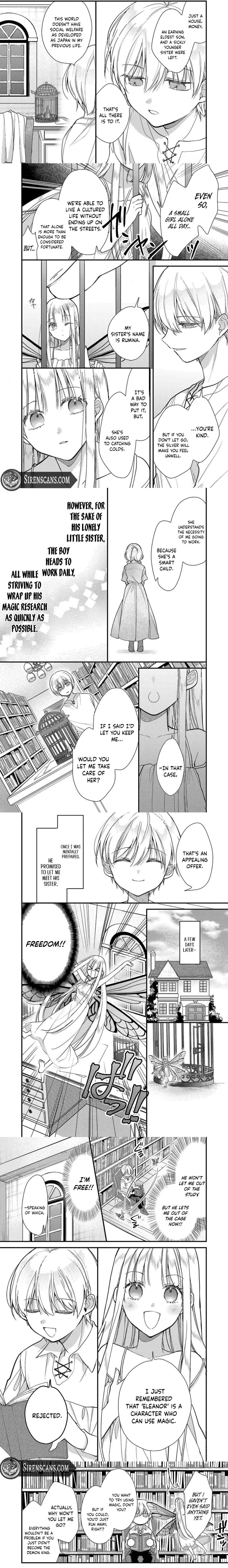 Maou-sama to Sunadokei - Tensei shitara Yousei-san de Shourai no Maou ni Yamareru Hanashi Chapter 1 page 7 - 