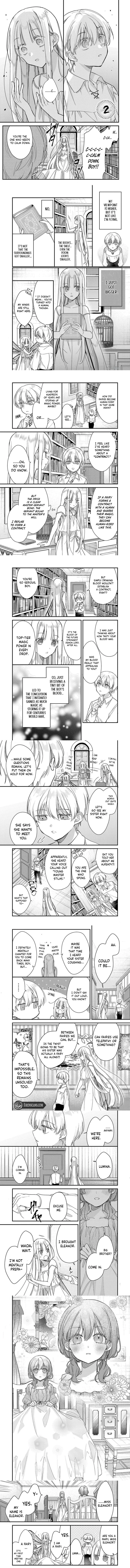 Maou-sama to Sunadokei - Tensei shitara Yousei-san de Shourai no Maou ni Yamareru Hanashi Chapter 2 page 2 - 