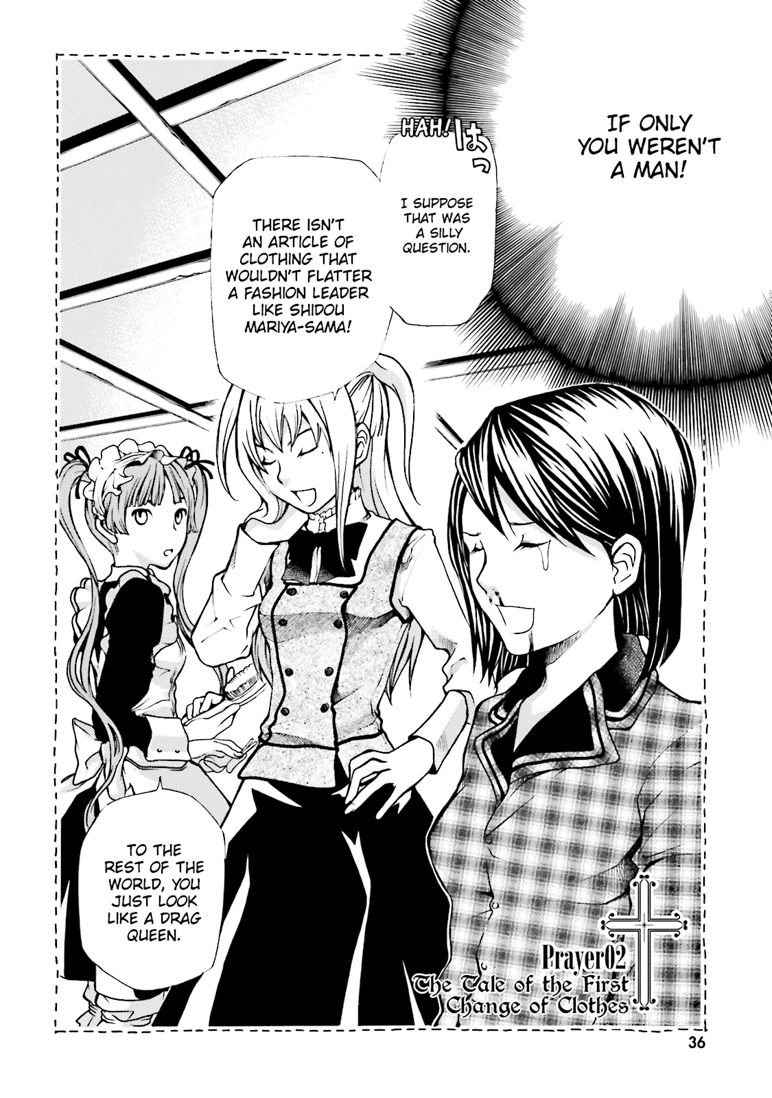 Maria Holic Chapter 0 page 36 - 