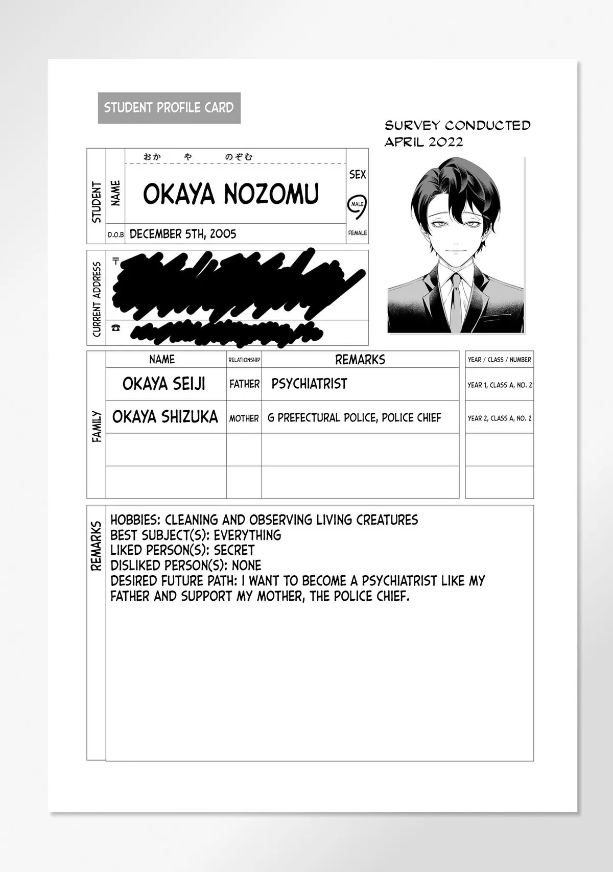 Maria no Danzai Chapter 65.5 page 1 - 