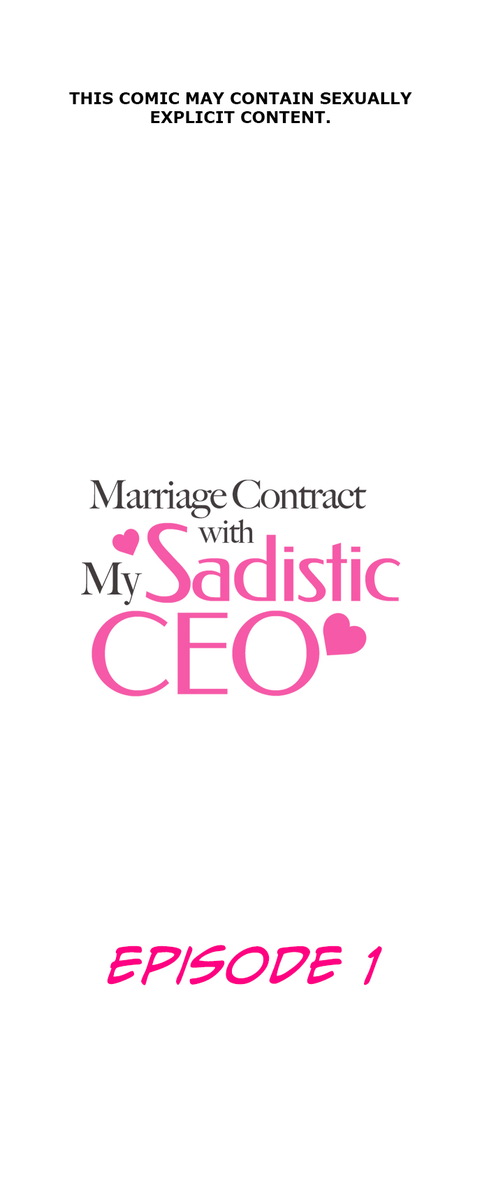 Marriage Contract With My Sadistic CEO Chapter 1 page 2 - 
