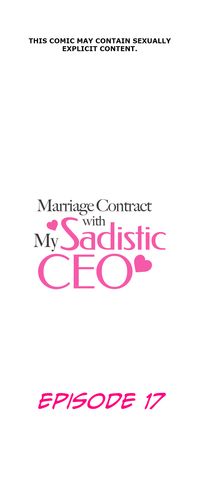 Marriage Contract With My Sadistic CEO Chapter 17 page 1 - 