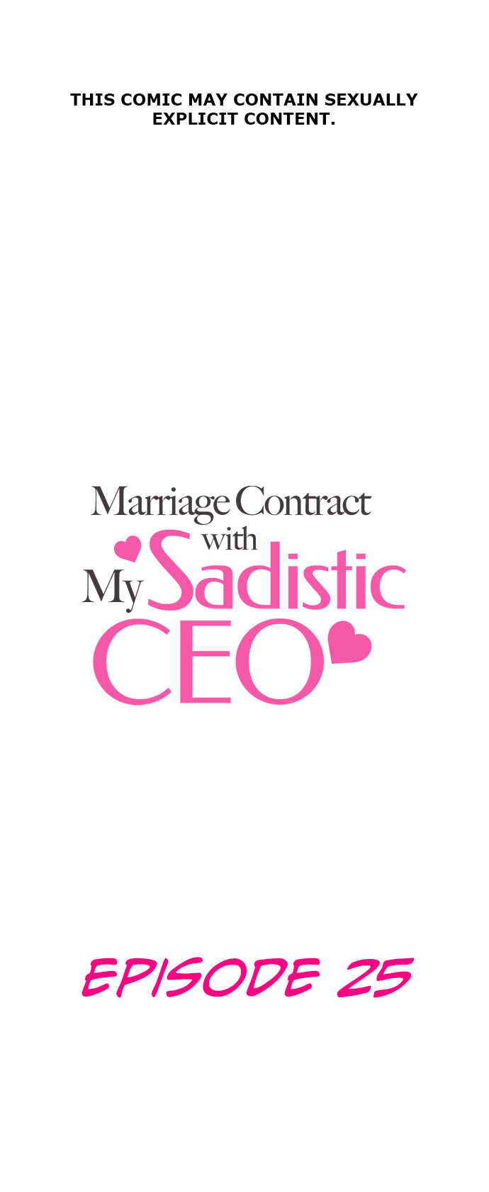 Marriage Contract With My Sadistic CEO Chapter 25 page 2 - 