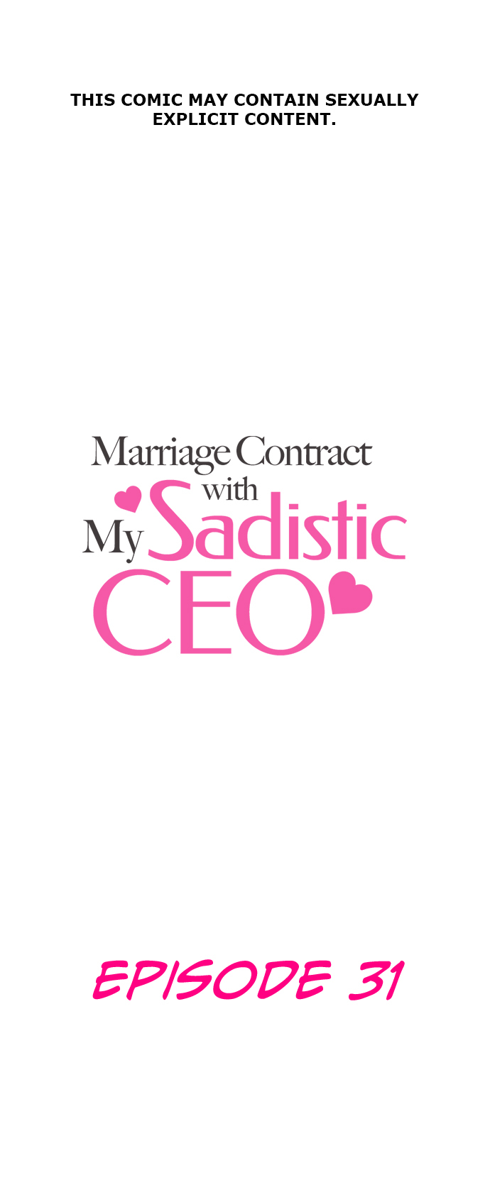 Marriage Contract With My Sadistic CEO Chapter 31 page 1 - 