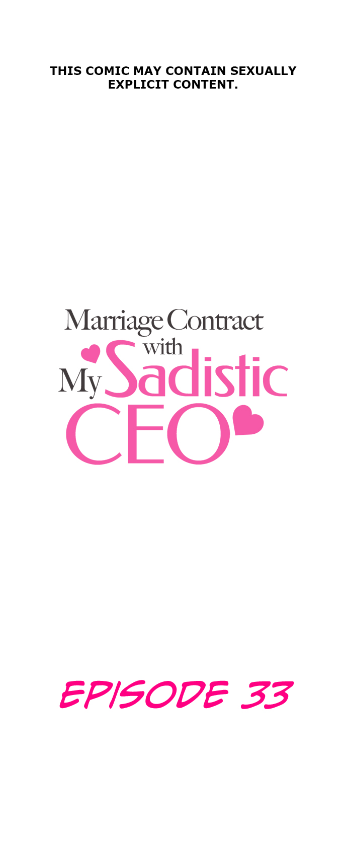 Marriage Contract With My Sadistic CEO Chapter 33 page 2 - 