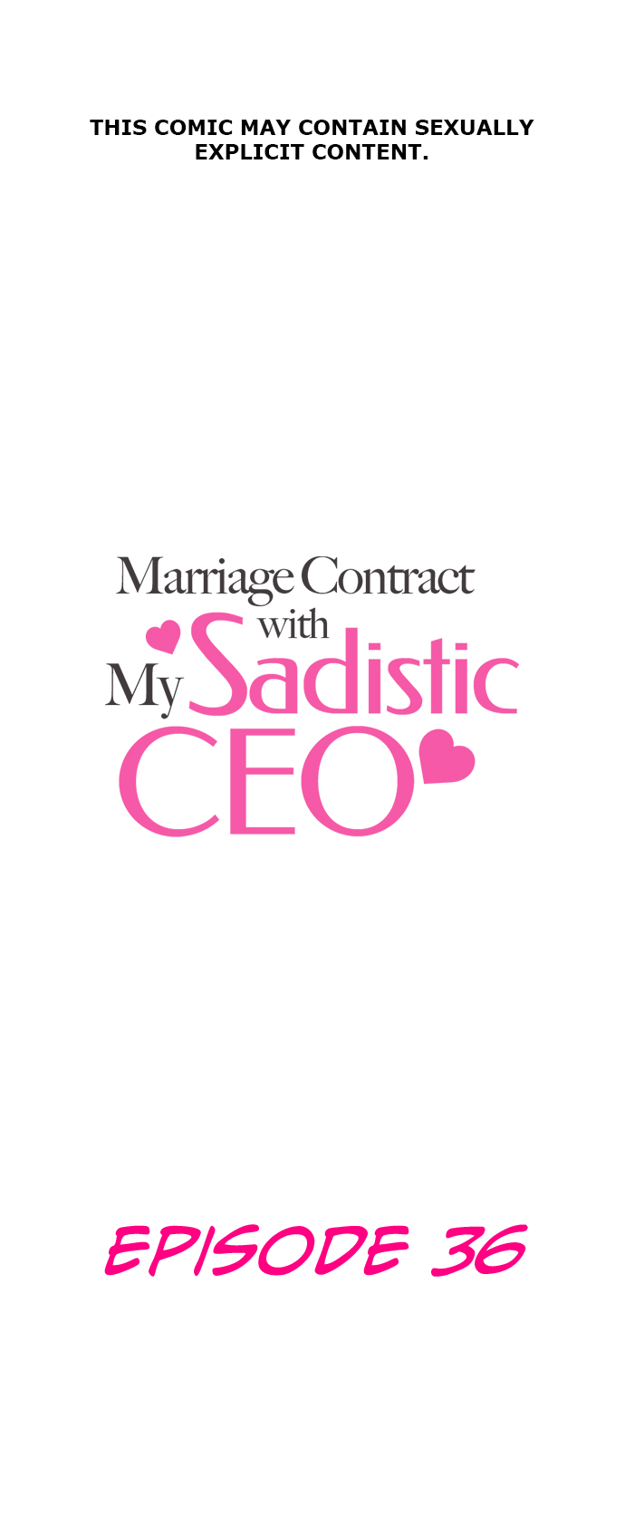 Marriage Contract With My Sadistic CEO Chapter 36 page 2 - 