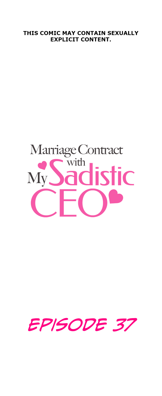 Marriage Contract With My Sadistic CEO Chapter 37 page 1 - 