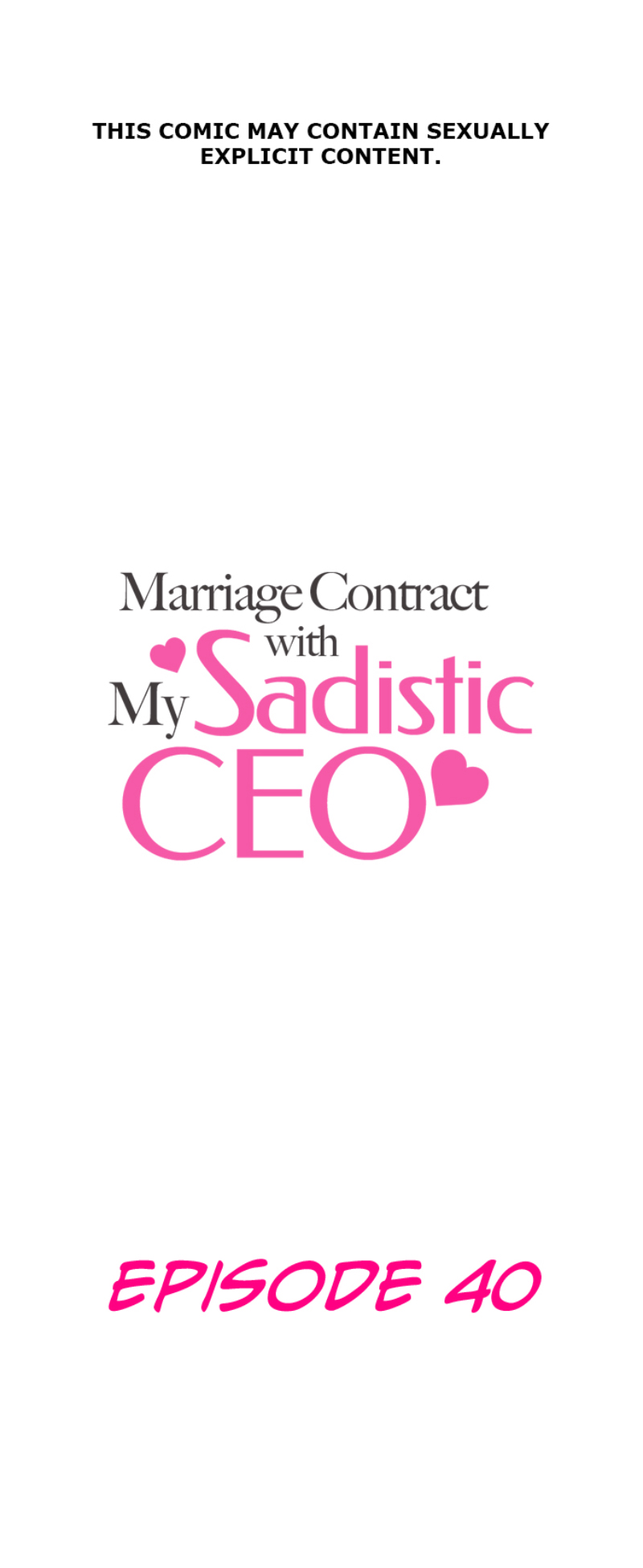 Marriage Contract With My Sadistic CEO Chapter 40 page 2 - 