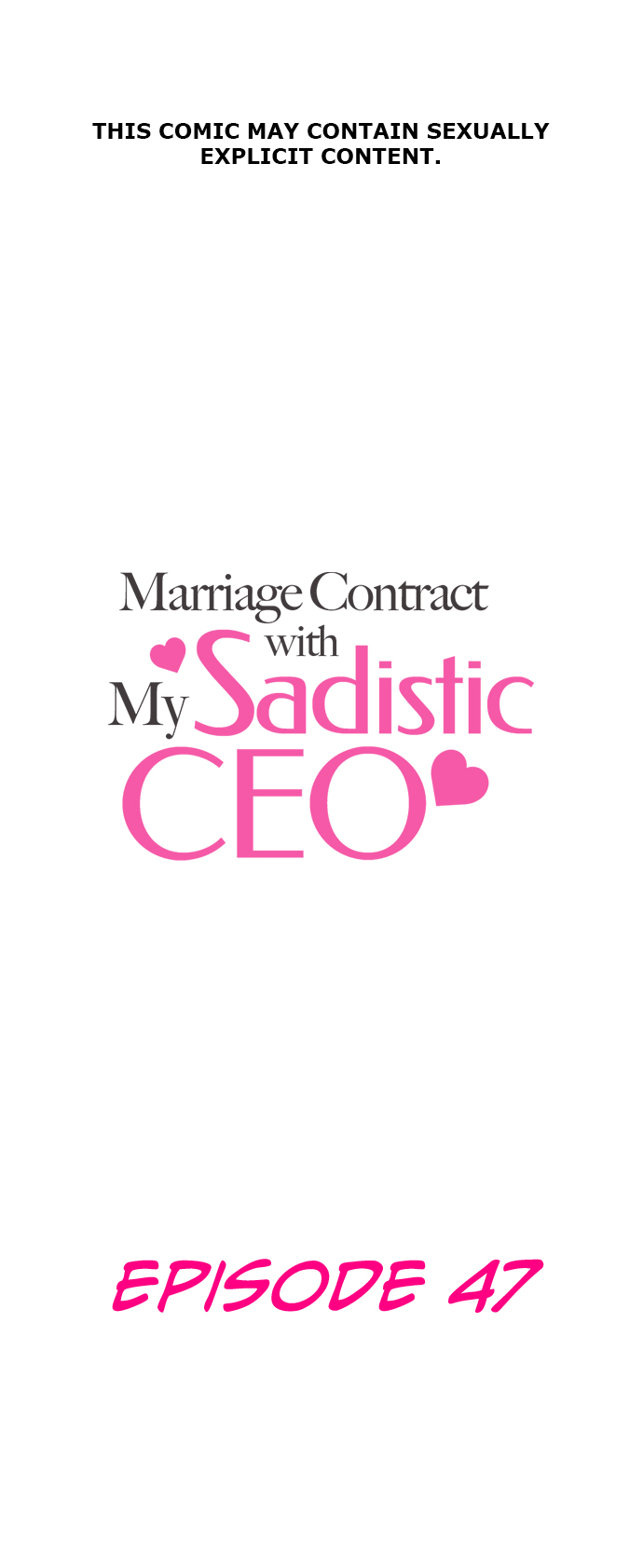 Marriage Contract With My Sadistic CEO Chapter 47 page 2 - 