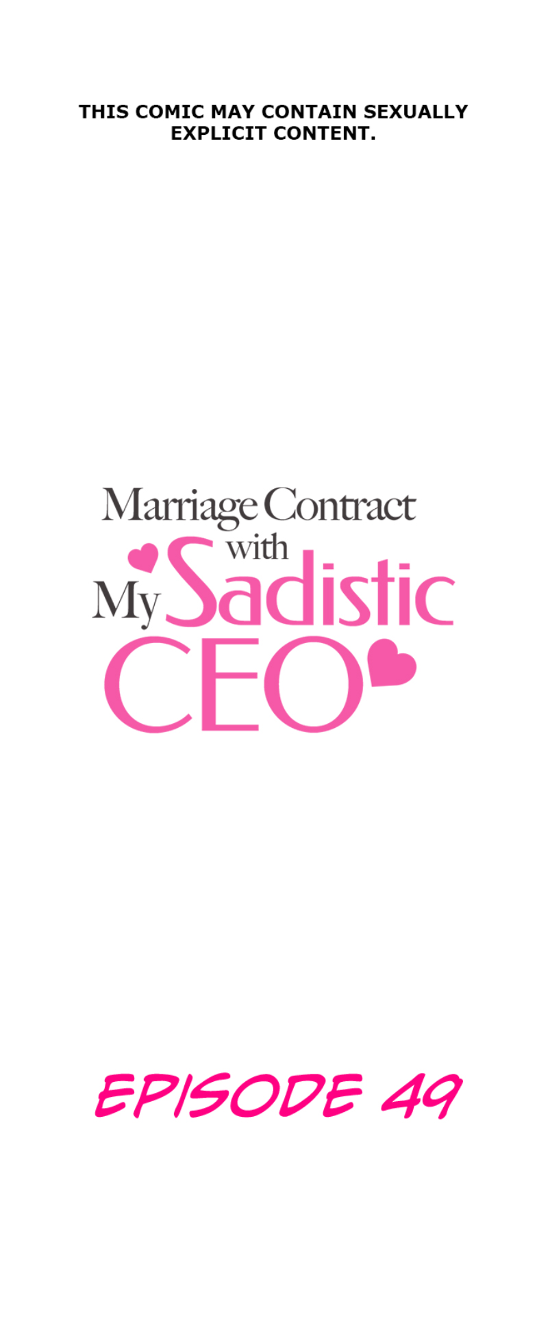 Marriage Contract With My Sadistic CEO Chapter 49 page 2 - 