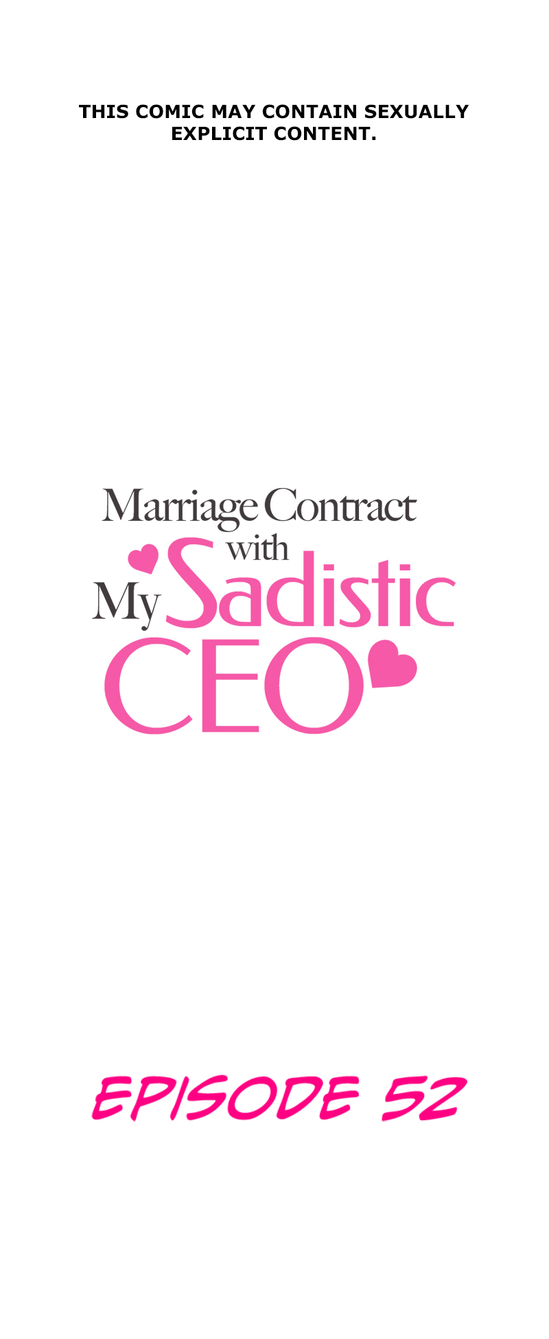 Marriage Contract With My Sadistic CEO Chapter 52 page 2 - 