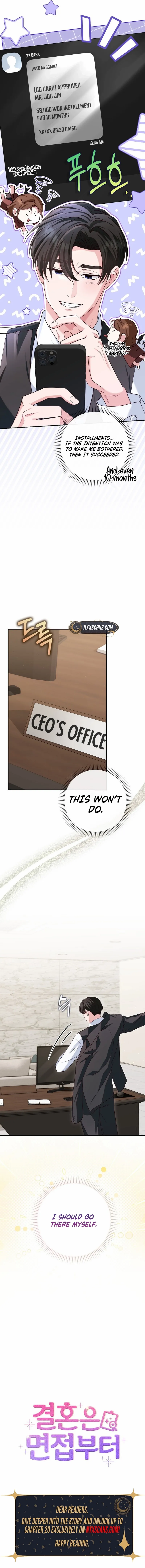 Marriage Starts with an Interview Chapter 10 page 17 - 