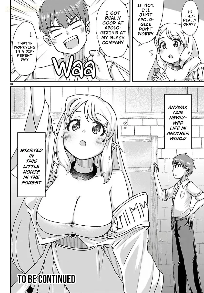 Marrying a Goddess and Living as Newlyweds in Another World Chapter 1 page 48 - 