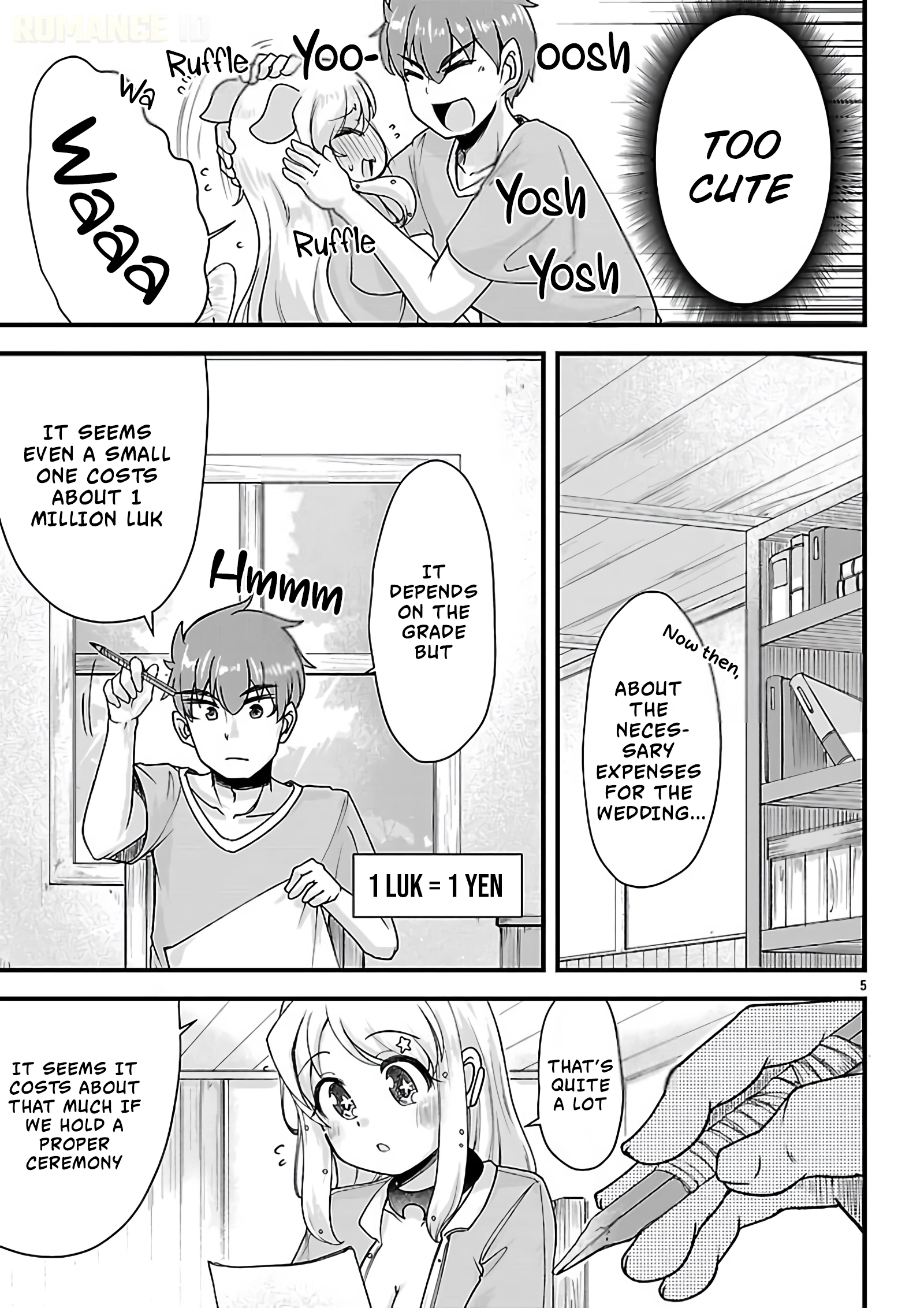 Marrying a Goddess and Living as Newlyweds in Another World Chapter 13 page 6 - 
