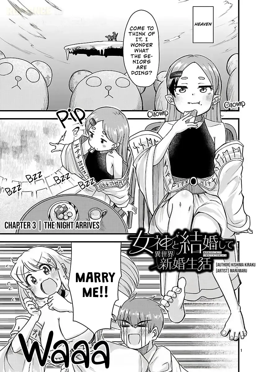 Marrying a Goddess and Living as Newlyweds in Another World Chapter 3 page 2 - 