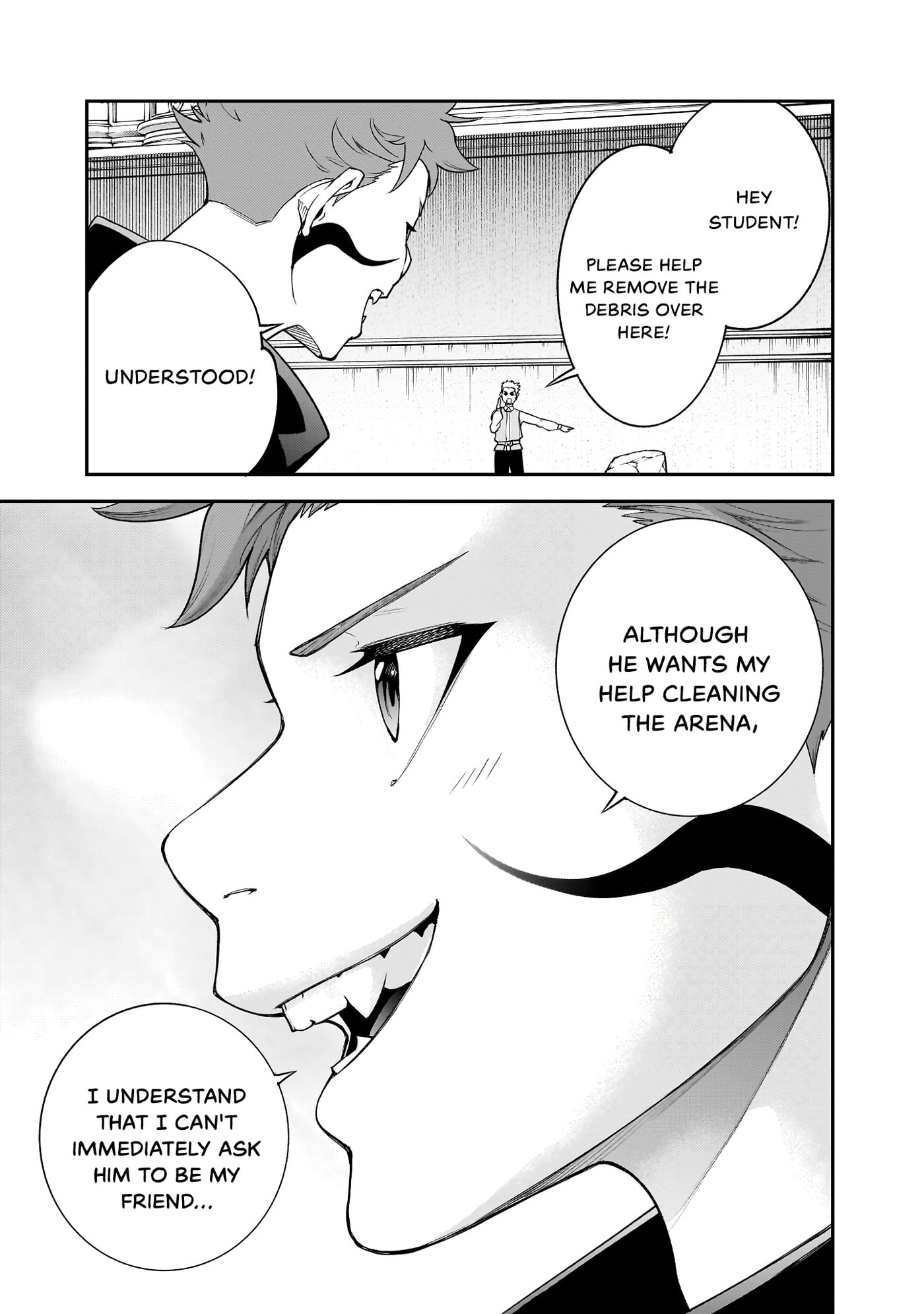 Maryoku Zetsumu no Ryuuken Tsukai: Maryoku Zero no Ryuuou no Musuko, Bocchi Yue ni, Tomodachi wo Tsukuru Tame ni Madou Gakuen de Musou Suru Chapter 1 page 55 - 