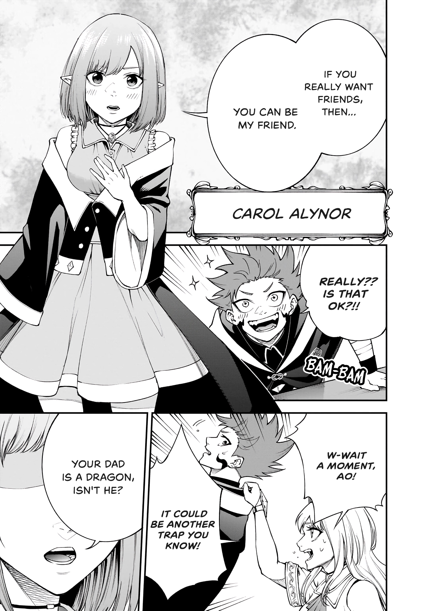 Maryoku Zetsumu no Ryuuken Tsukai ~Maryoku Zero no Ryuuou no Musuko, Bocchi Yueni, Tomodachi wo Tsukuru Tameni Madou Gakuen de Musou Suru~ Chapter 3 page 5 - 