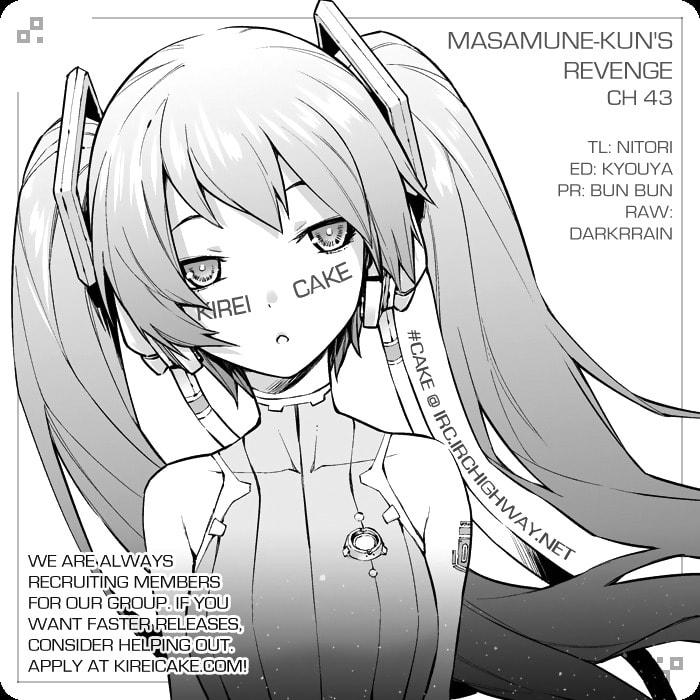 Masamune-kun’s Revenge: After School Chapter 43 page 37 - 