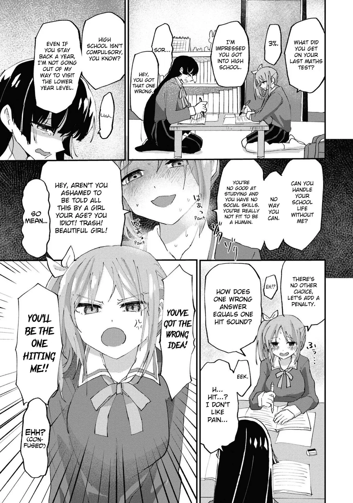 Masochist Girl and Dejected Mistress Chapter 2 page 3 - 