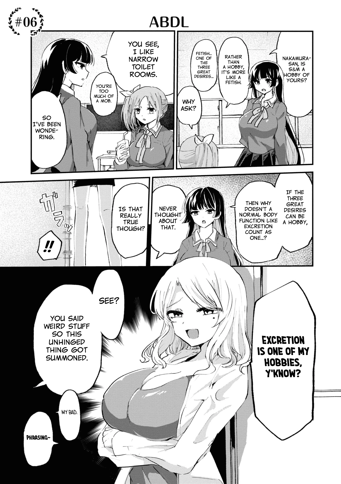 Masochist Girl and Dejected Mistress Chapter 6 page 1 - 