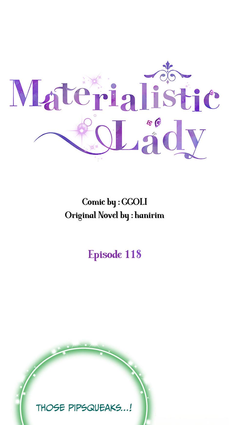 Materialistic Lady Chapter 118 page 1 - 