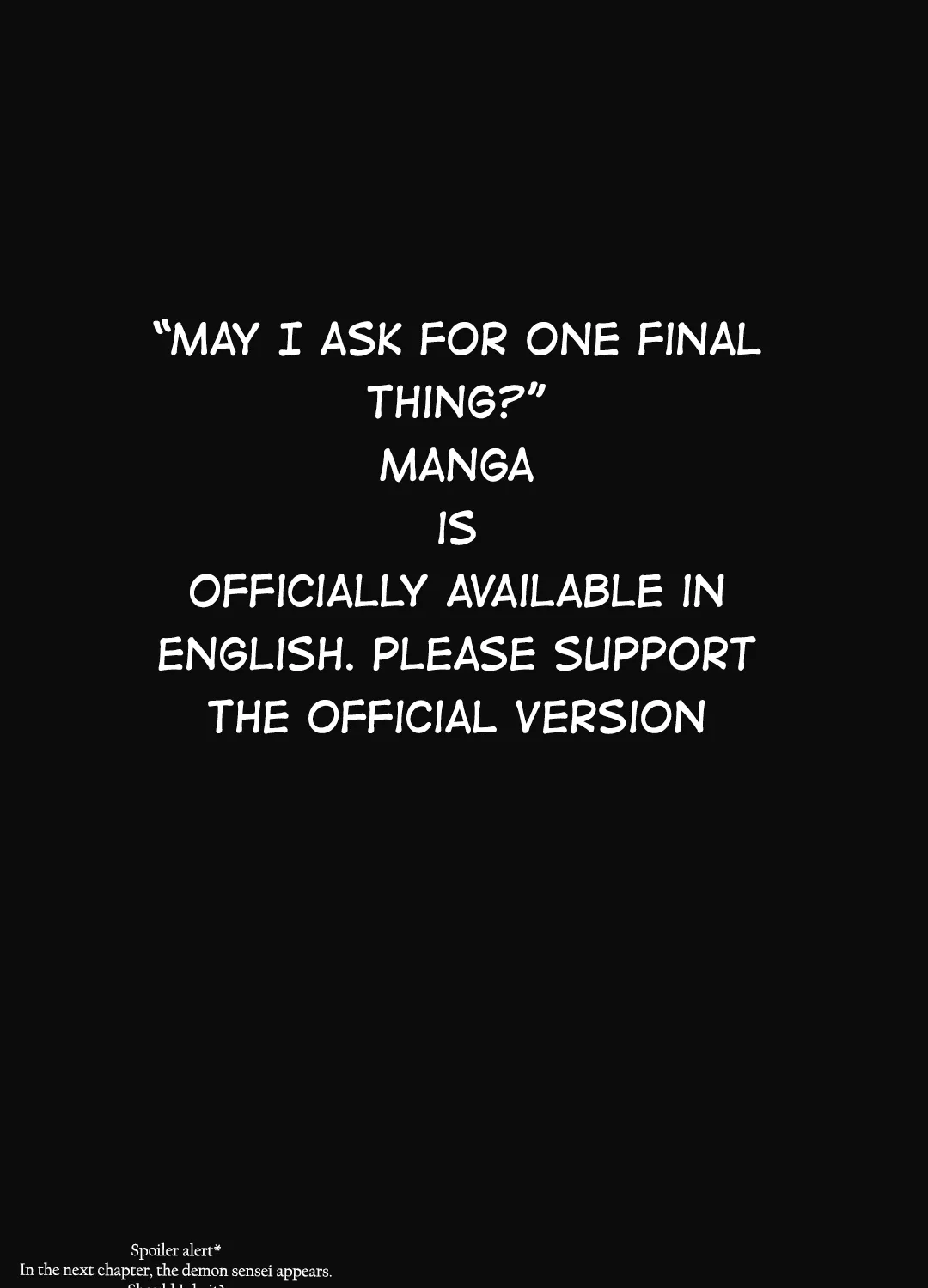 May I Please Ask You Just One Last Thing? Chapter 43 page 44 - 
