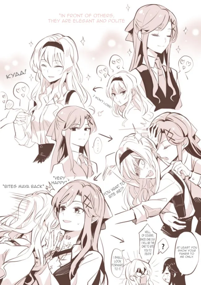 Maya and Claudine (MayaKuro) Short Comics Compilation Chapter 16 page 4 - 