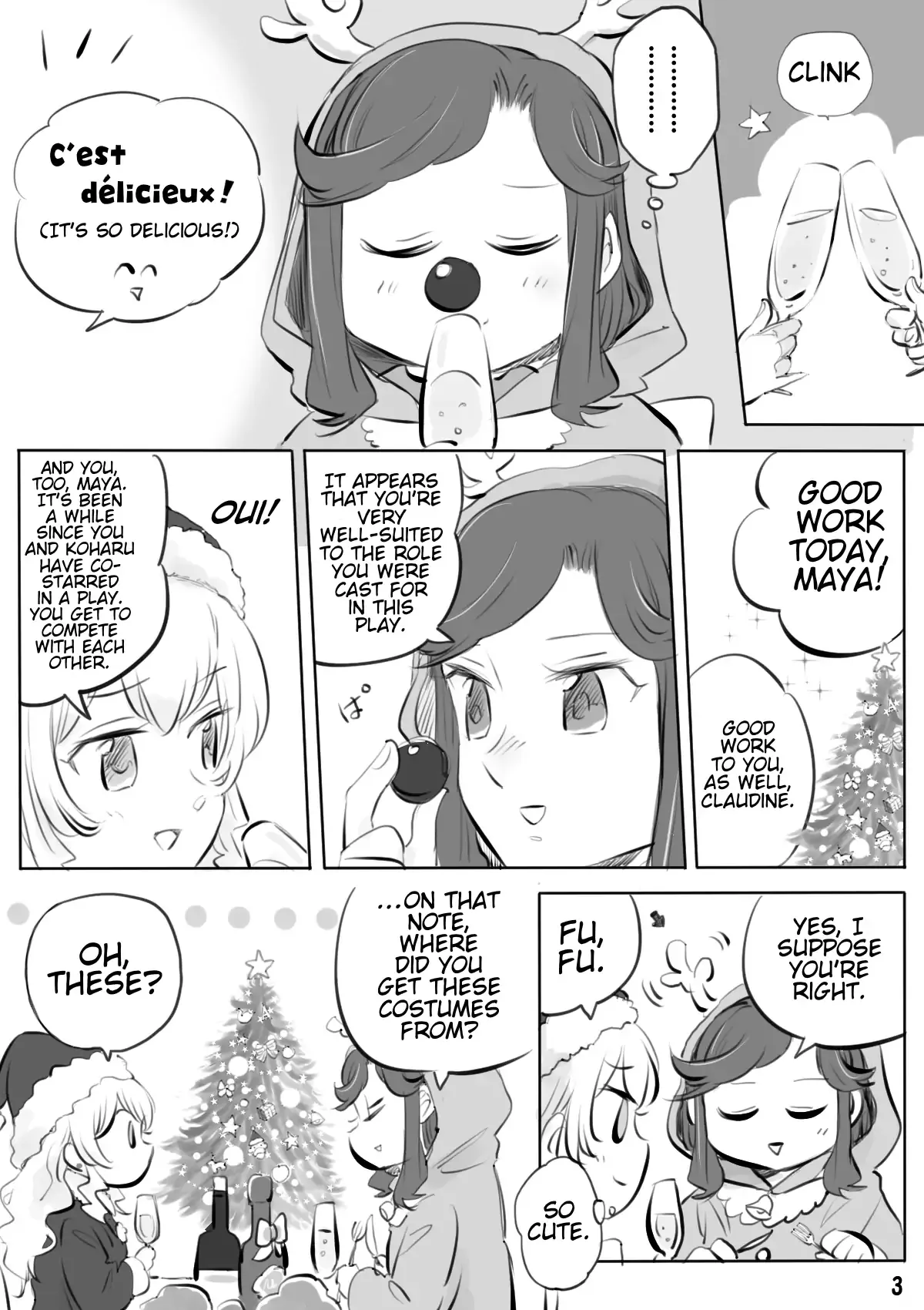 Maya and Claudine (MayaKuro) Short Comics Compilation Chapter 45 page 3 - 