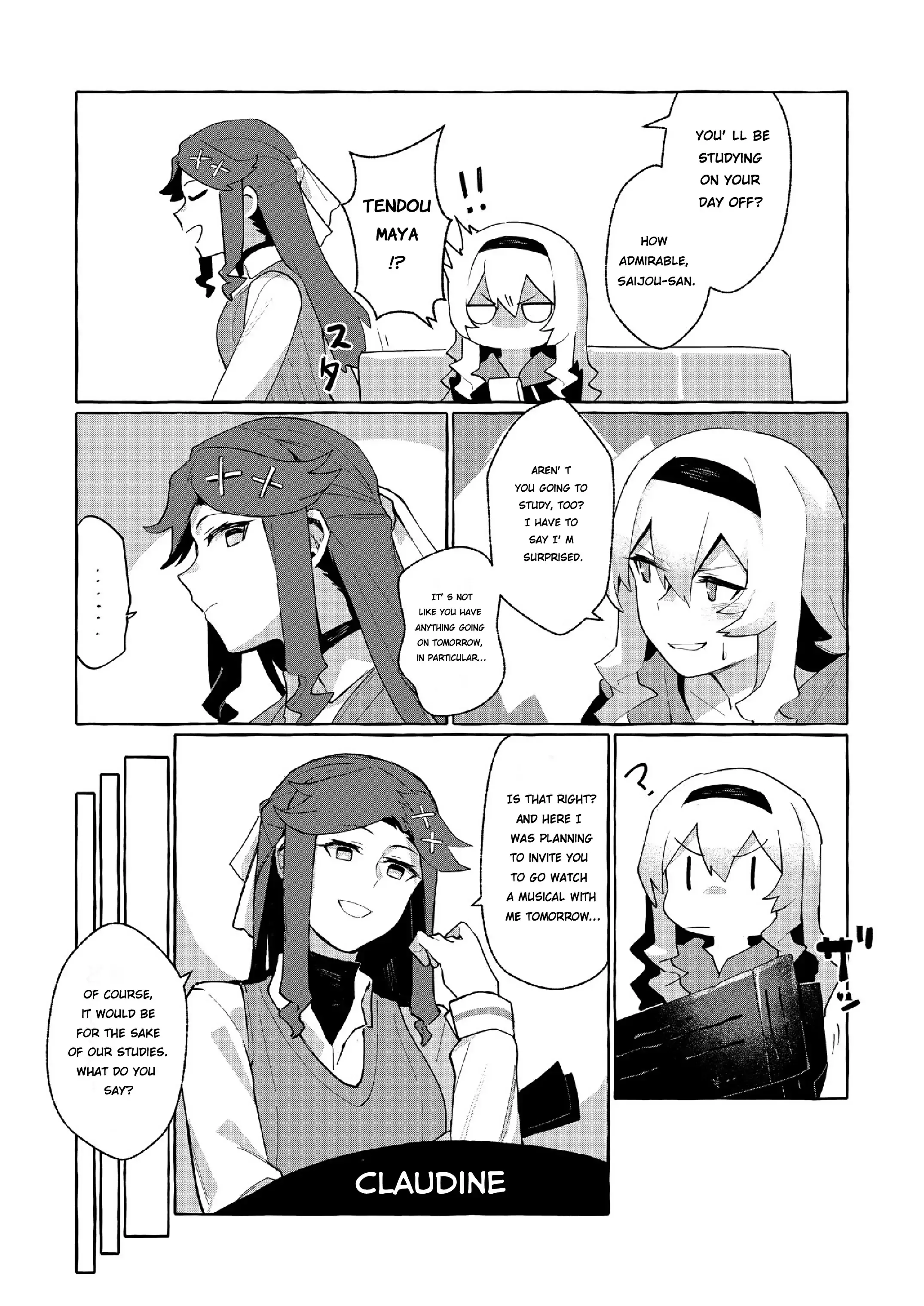 Maya and Claudine (MayaKuro) Short Comics Compilation Chapter 50 page 3 - 
