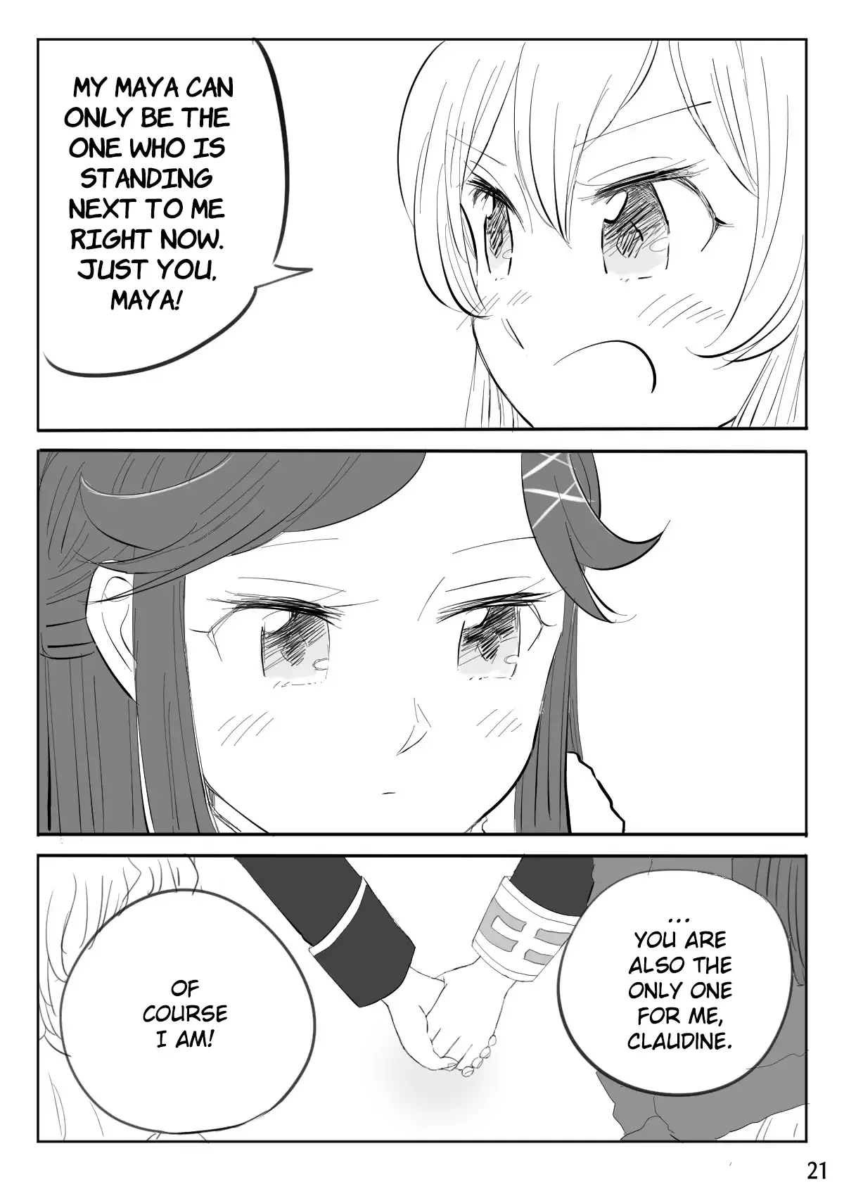 Maya and Claudine (MayaKuro) Short Comics Compilation Chapter 55 page 22 - 
