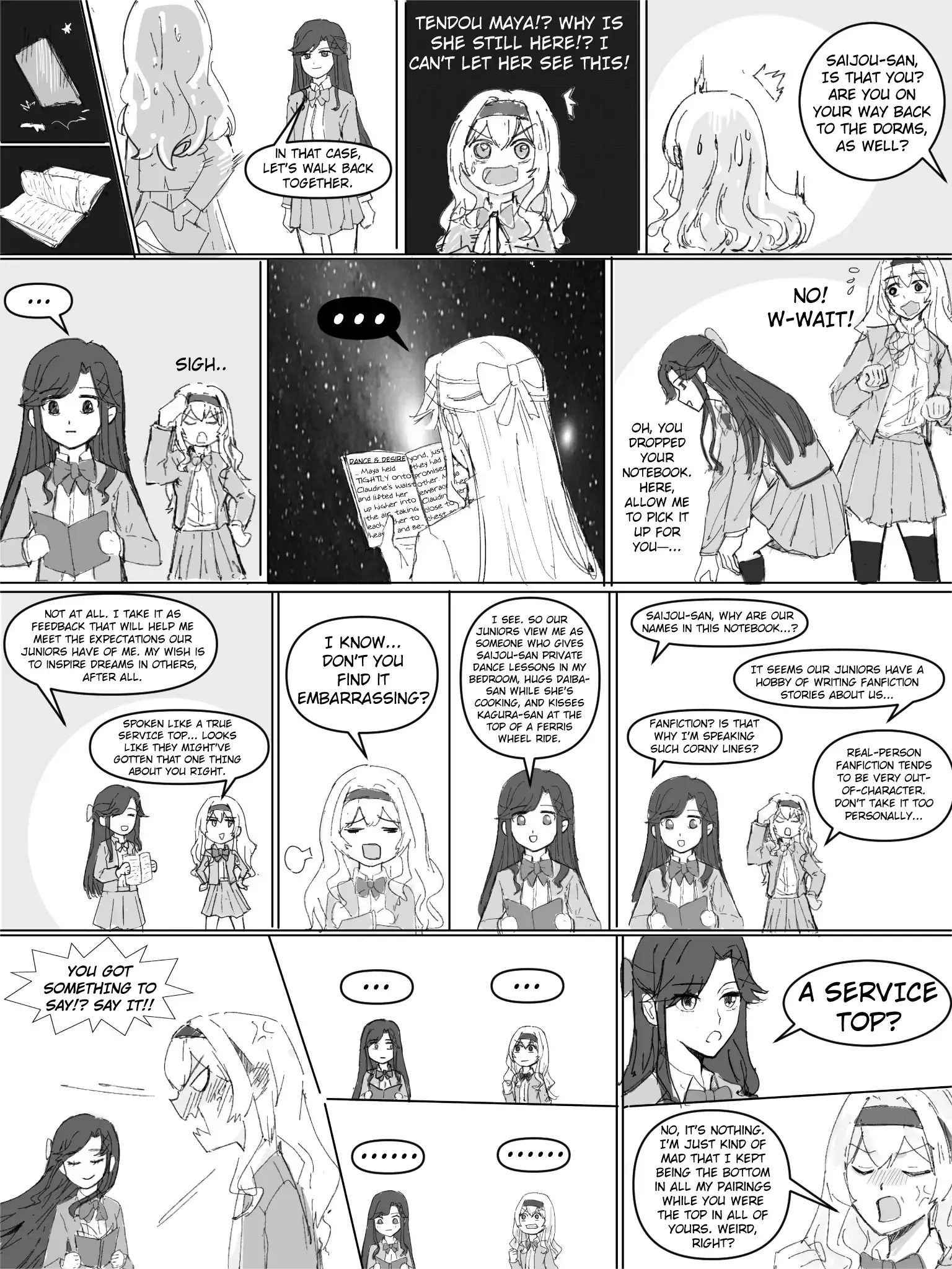 Maya and Claudine (MayaKuro) Short Comics Compilation Chapter 61 page 4 - 