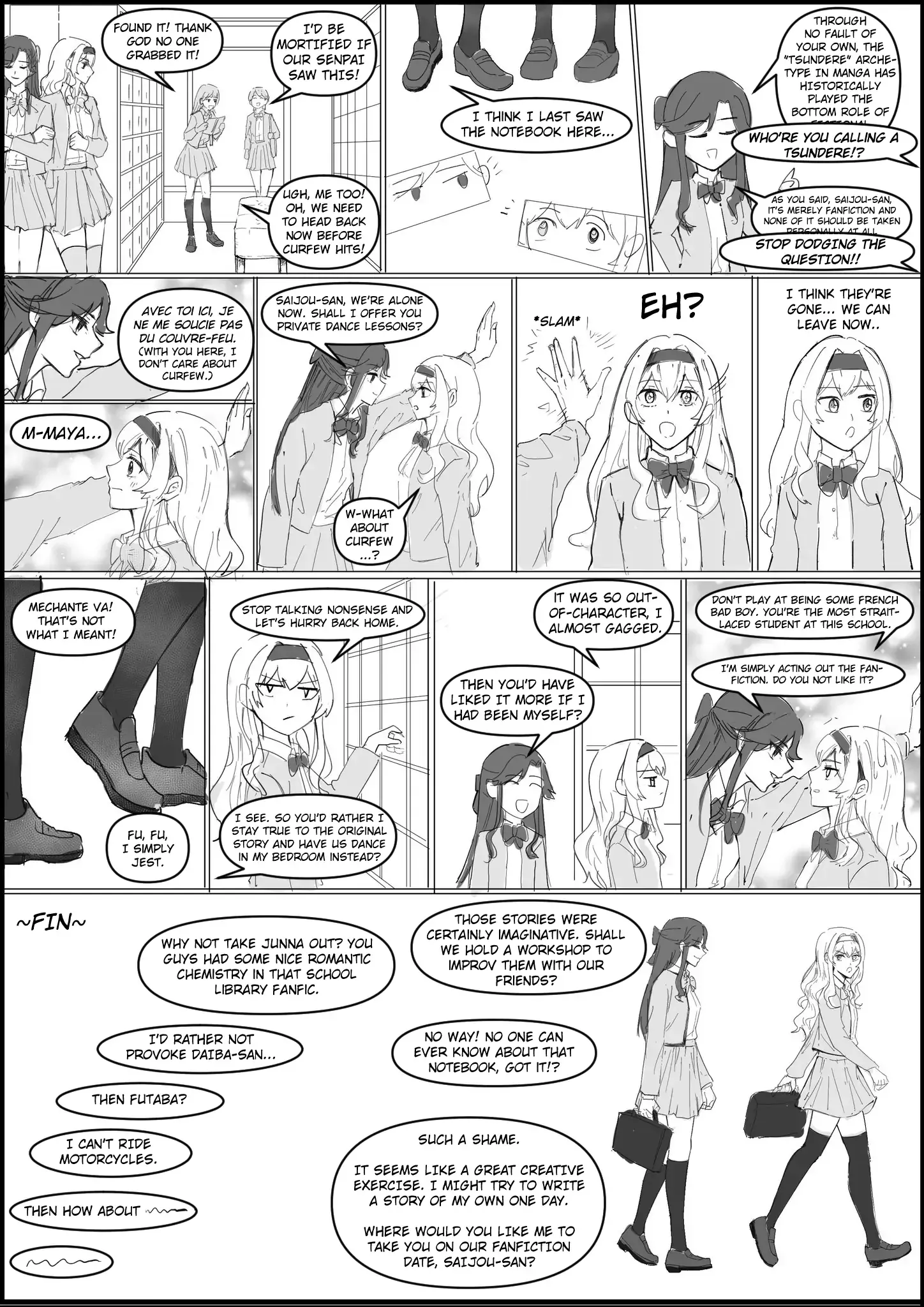 Maya and Claudine (MayaKuro) Short Comics Compilation Chapter 61 page 5 - 