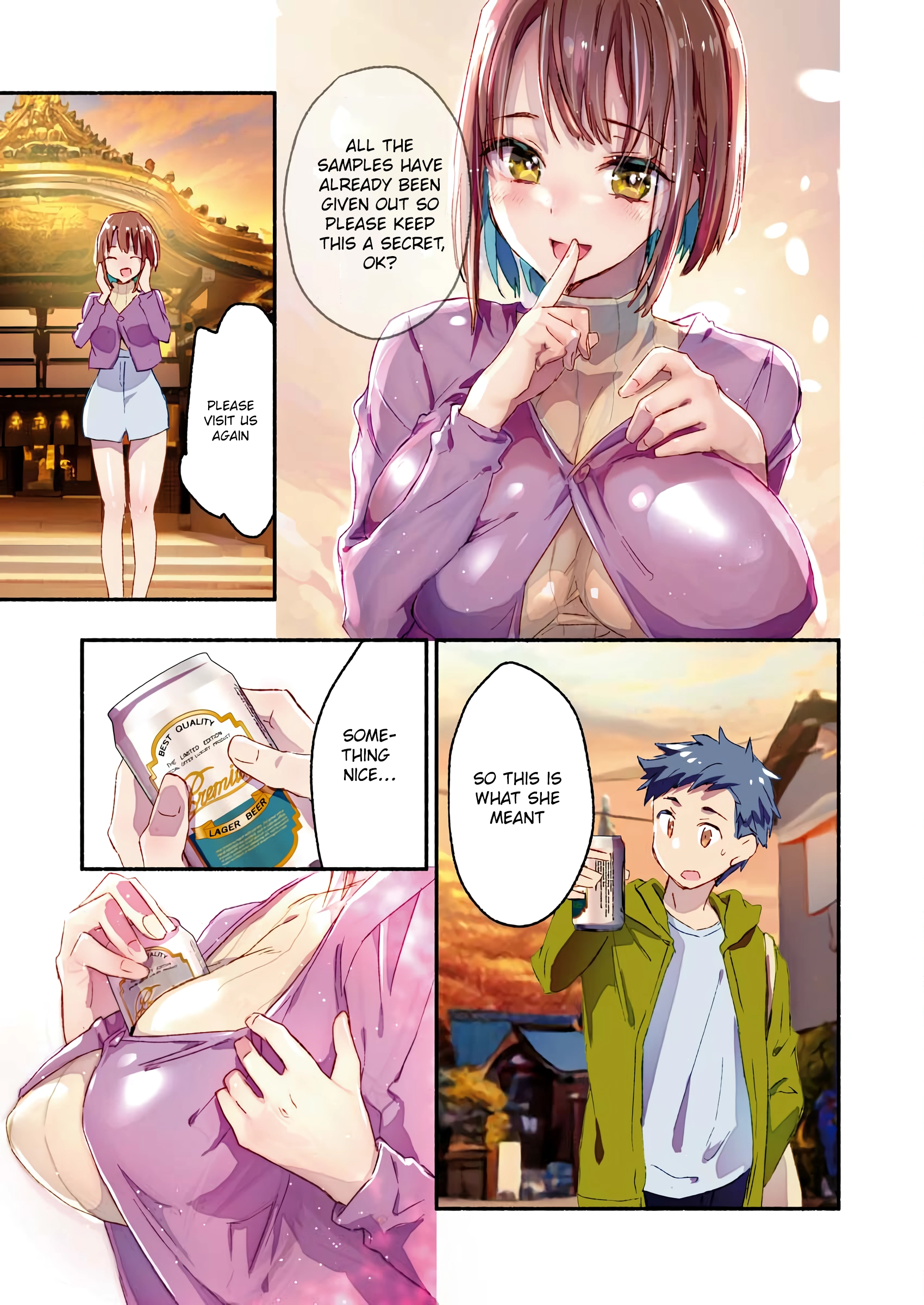 Mayuri-san no Iru Sentou Chapter 1 page 14 - 