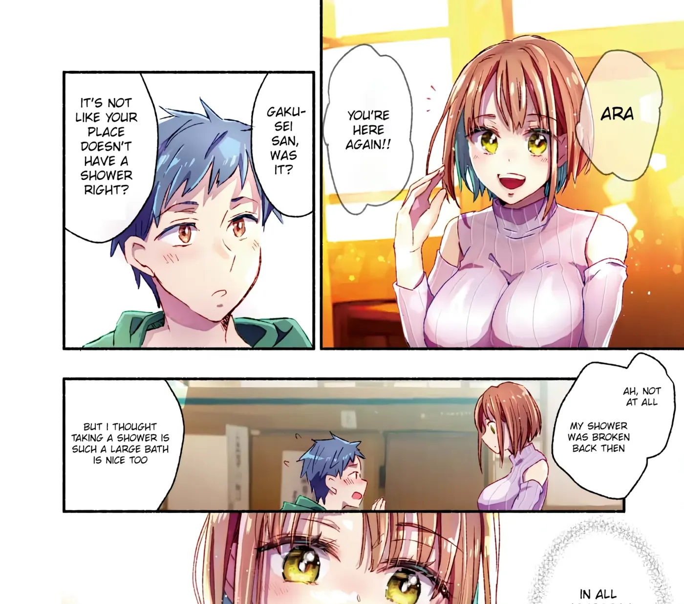 Mayuri-san no Iru Sentou Chapter 2 page 3 - 