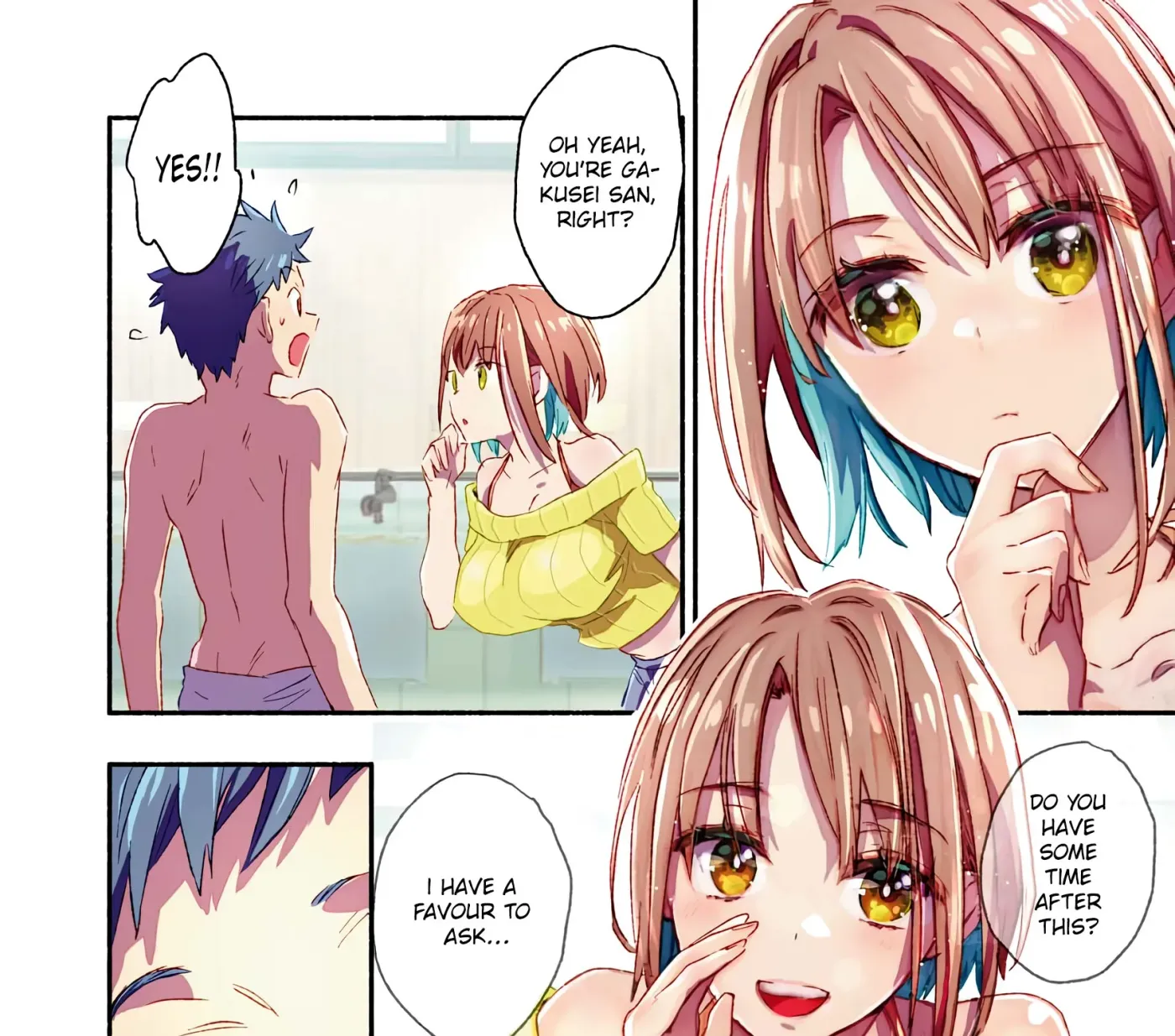 Mayuri-san no Iru Sentou Chapter 3 page 9 - 
