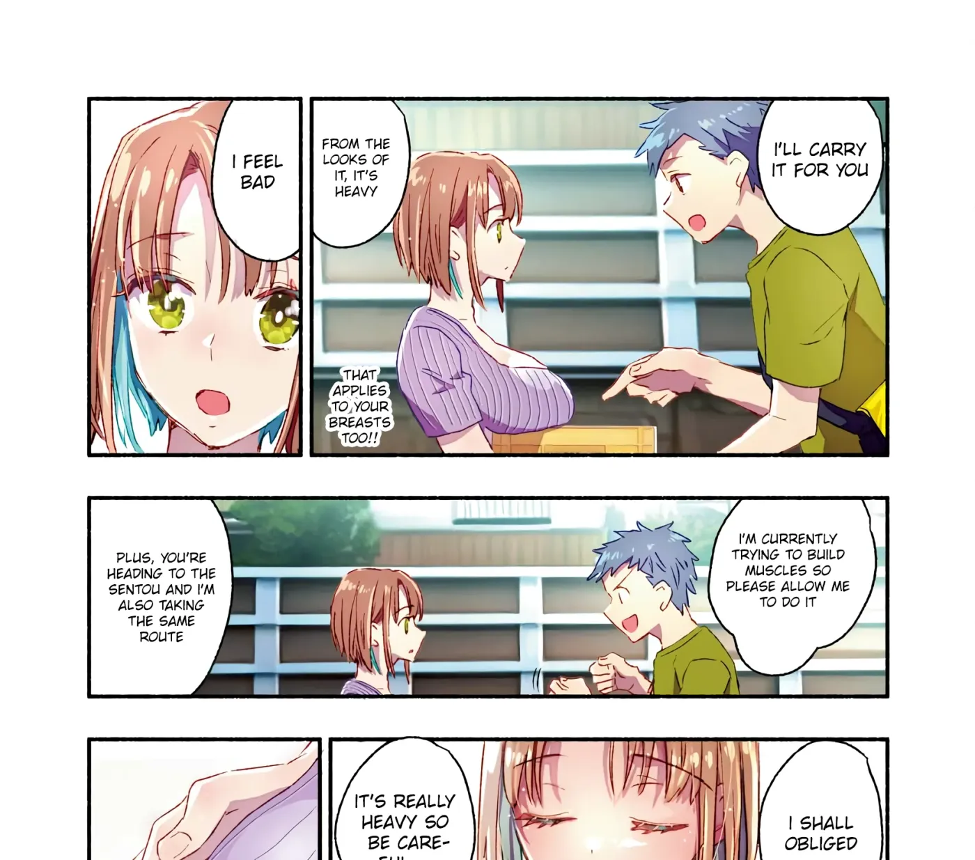 Mayuri-san no Iru Sentou Chapter 4 page 11 - 