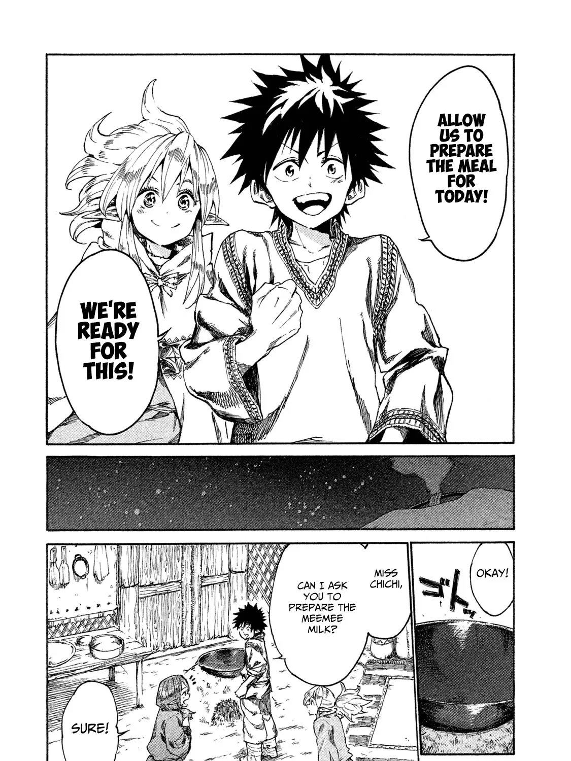 Mazumeshi Elf to Youbokugurashi Chapter 11 page 47 - 