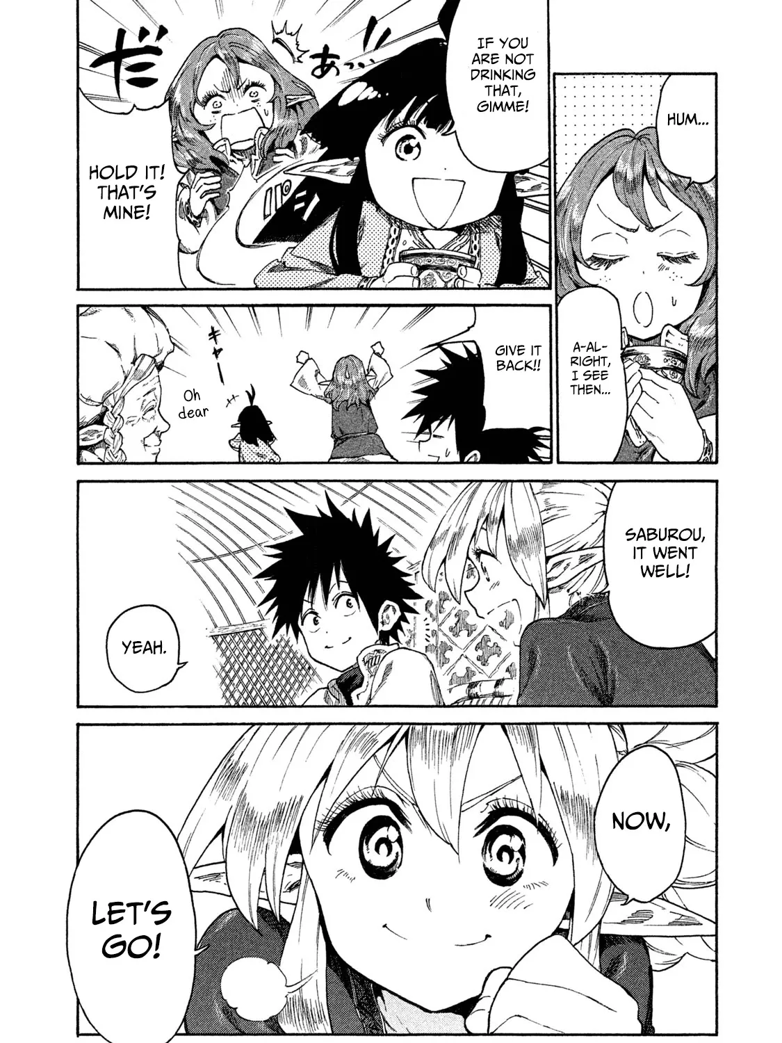 Mazumeshi Elf to Youbokugurashi Chapter 12 page 33 - 