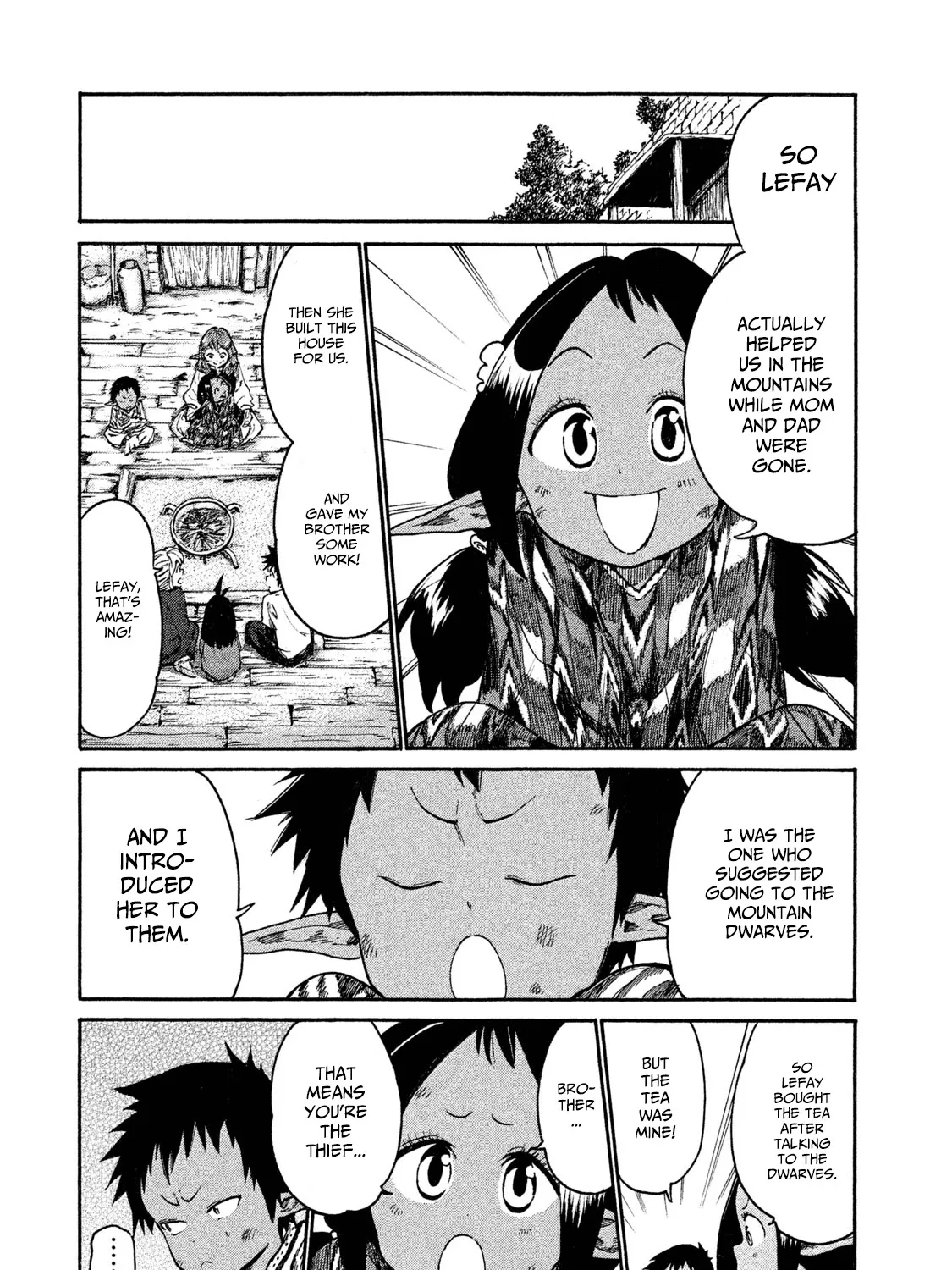 Mazumeshi Elf to Youbokugurashi Chapter 13 page 15 - 