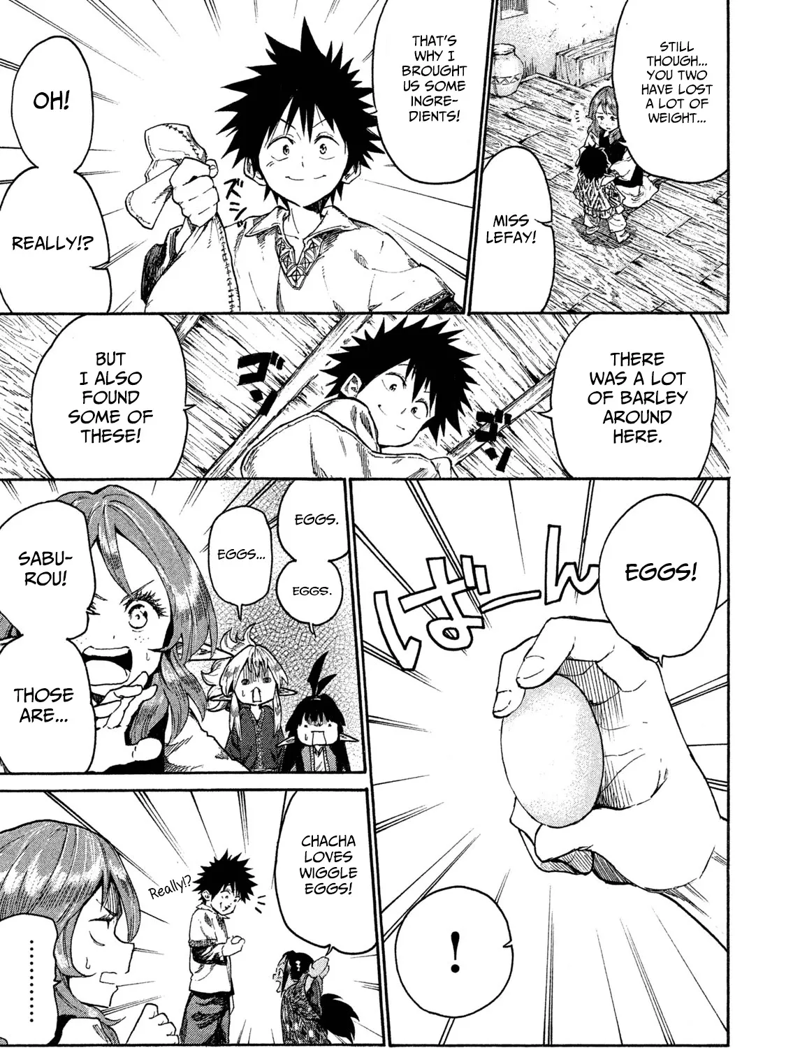 Mazumeshi Elf to Youbokugurashi Chapter 13 page 37 - 