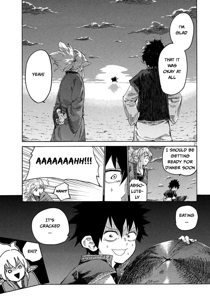 Mazumeshi Elf to Youbokugurashi Chapter 2.1 page 22 - 