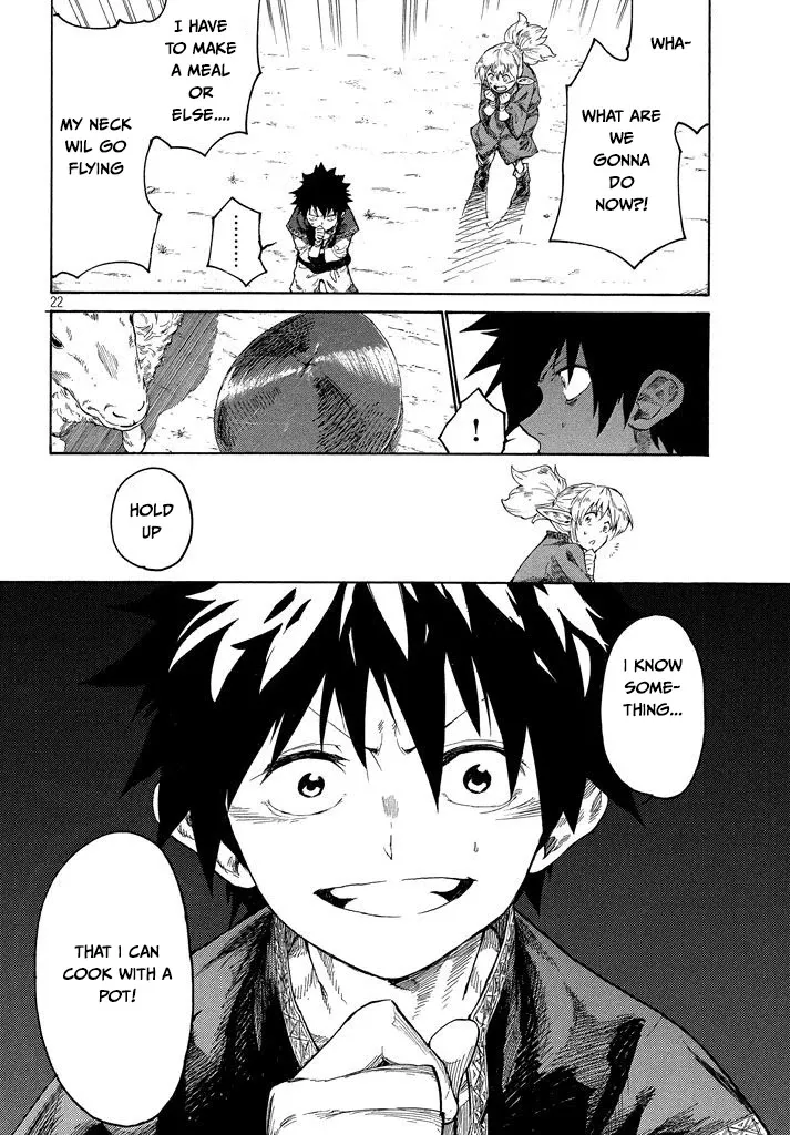 Mazumeshi Elf to Youbokugurashi Chapter 2.1 page 23 - 