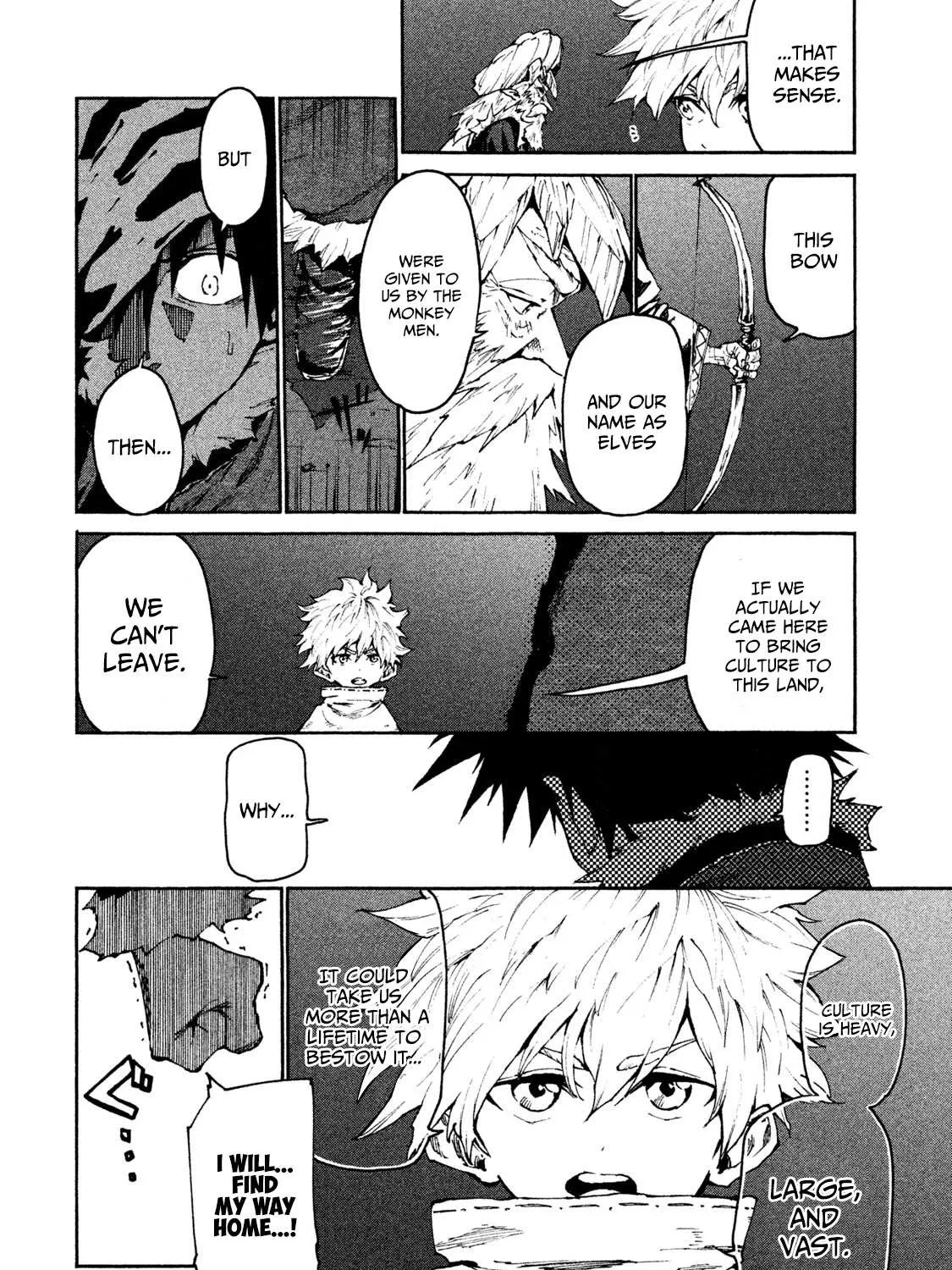 Mazumeshi Elf to Youbokugurashi Chapter 21 page 35 - 