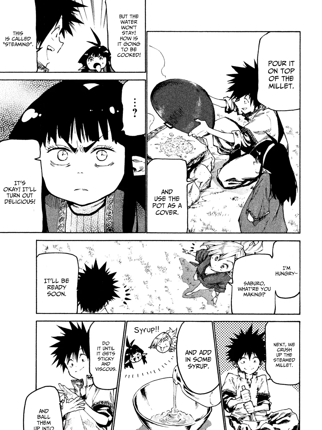 Mazumeshi Elf to Youbokugurashi Chapter 27 page 33 - 
