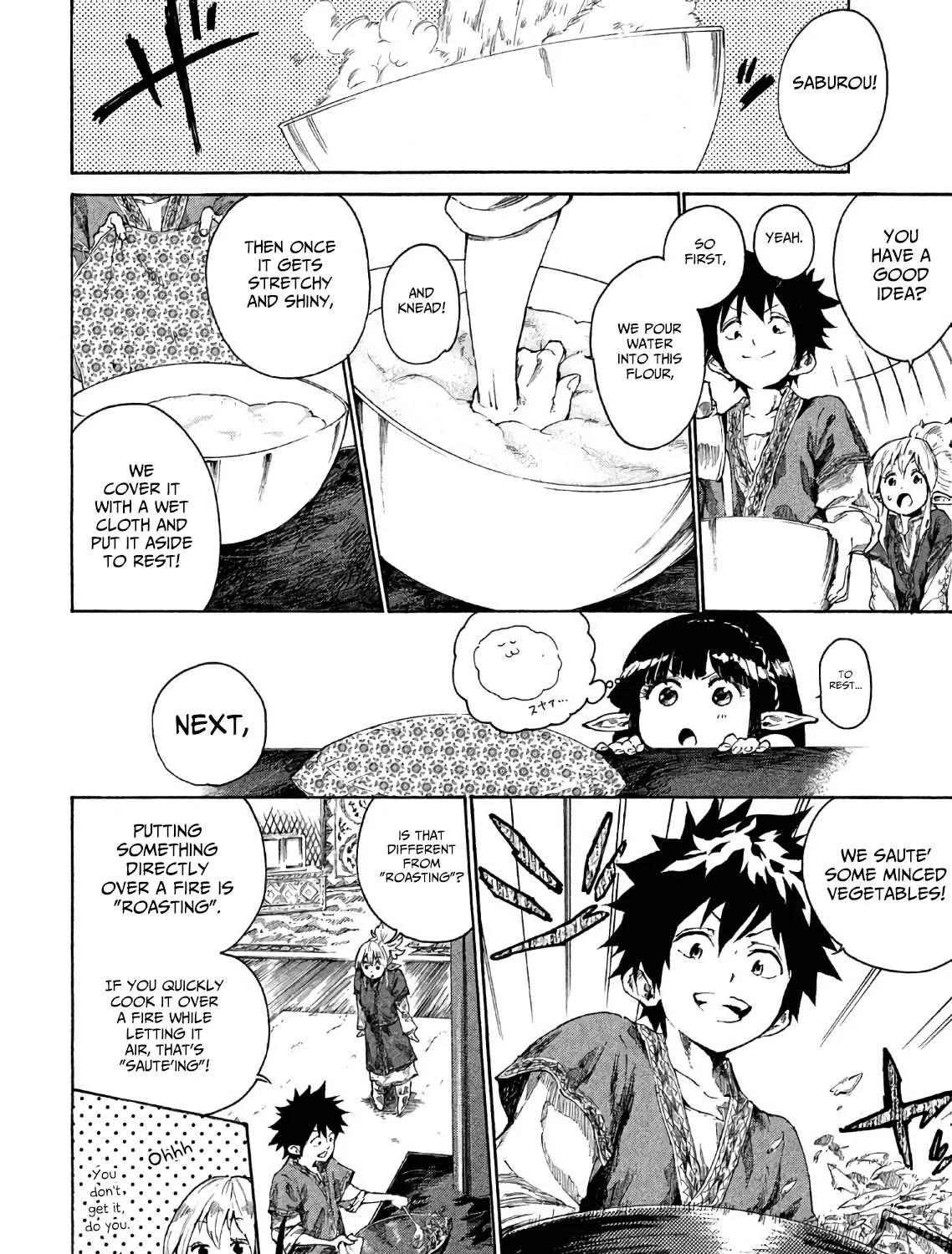 Mazumeshi Elf to Youbokugurashi Chapter 3 page 28 - 