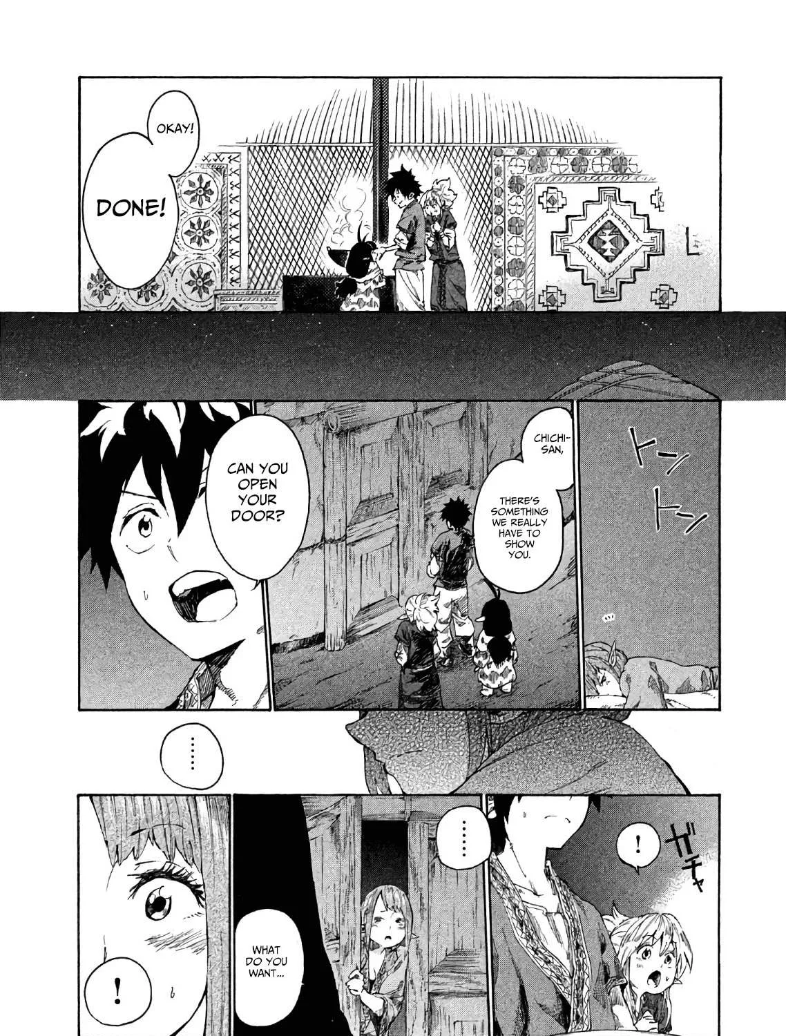 Mazumeshi Elf to Youbokugurashi Chapter 3 page 34 - 