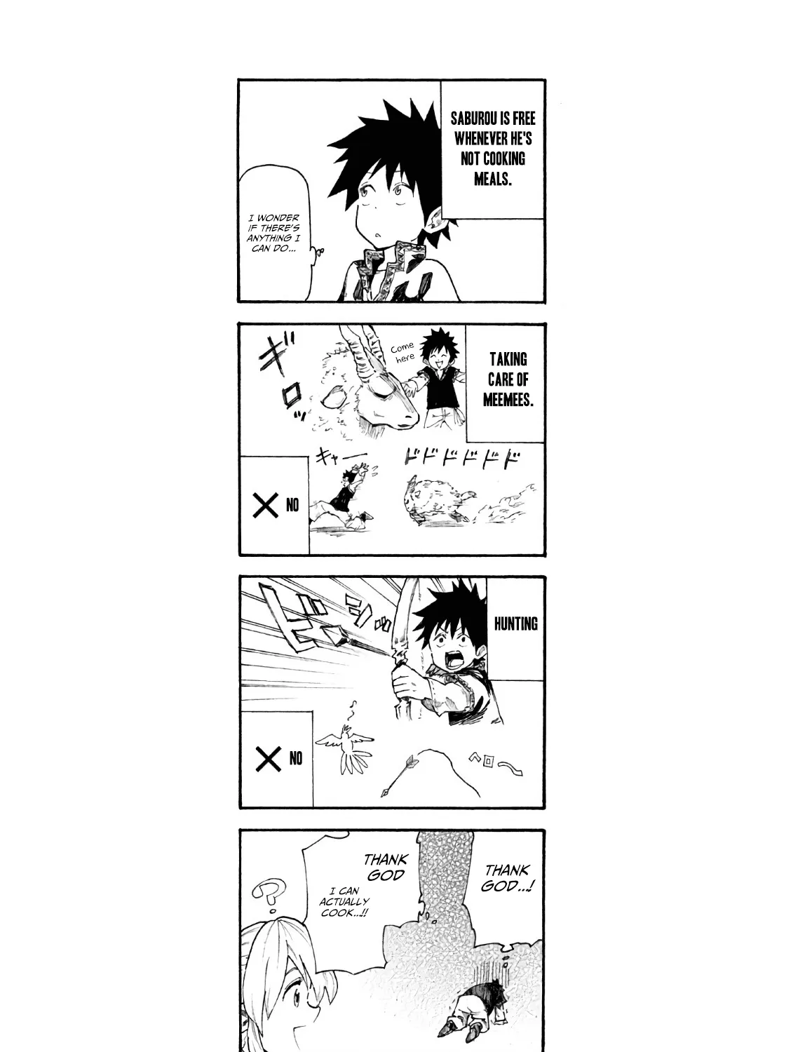 Mazumeshi Elf to Youbokugurashi Chapter 3 page 44 - 